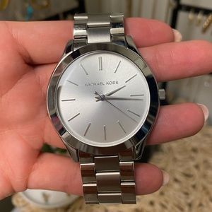 Silver Michael Kors Watch wore a handful of times than sat in drawer